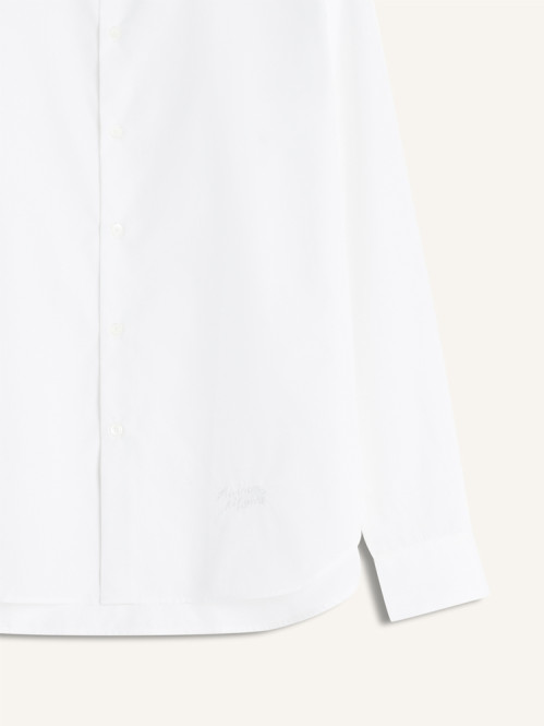Handwriting casual shirt white 