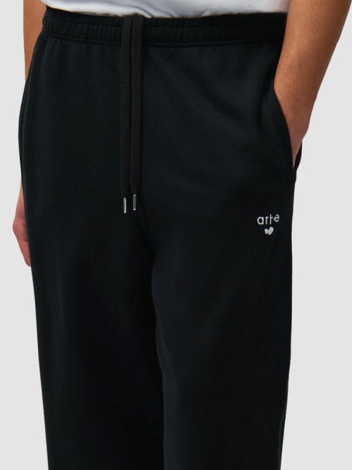 Heart logo sweatpants black 