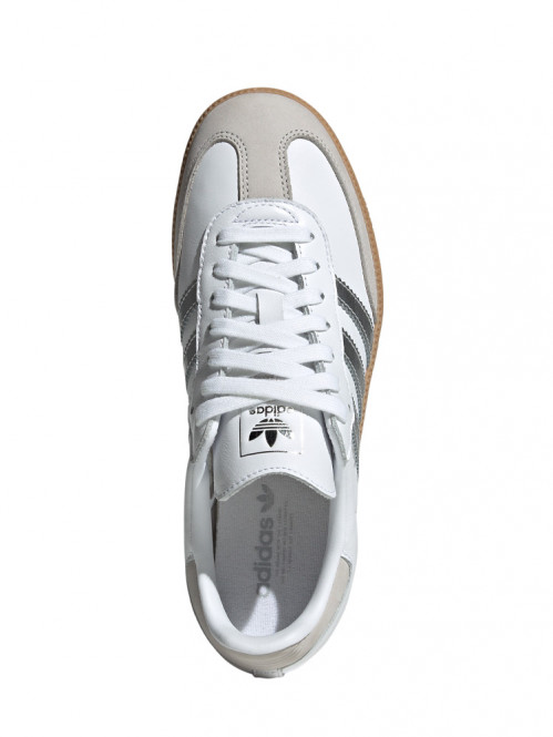 Samba og sneaker white silver 