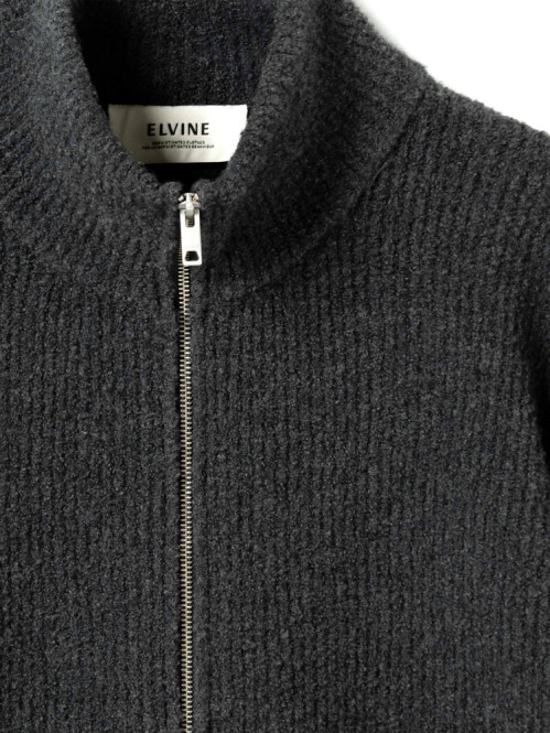 Joakim cardigan dk grey mel 