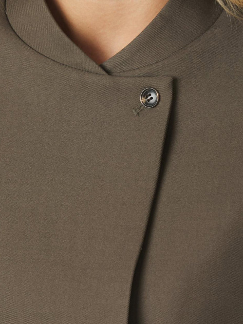 Kaylin structure blazer dusty brown M