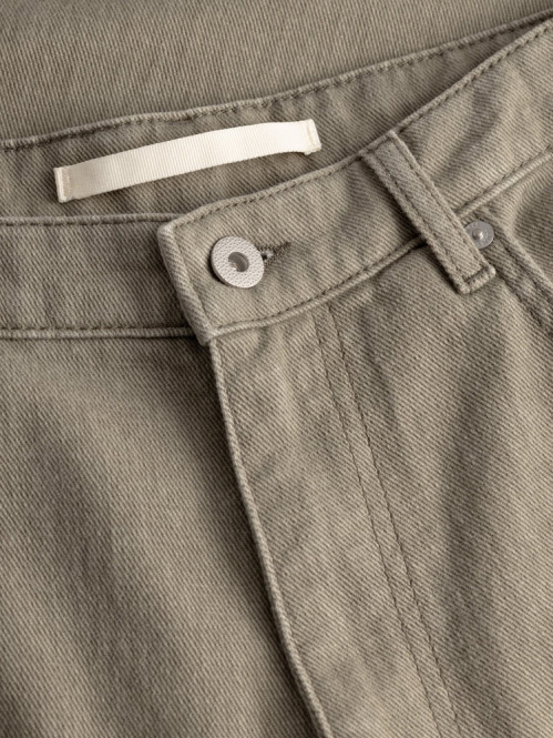 Korshavn relaxed 5 pocket pants resist dyed vetiver 