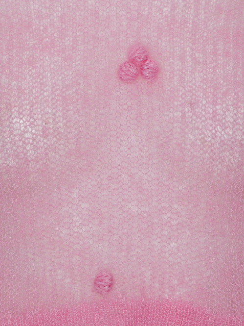 Light knit ls sweat prism pink 