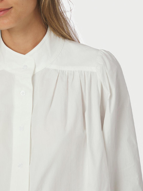 Melya poplin shirt white 