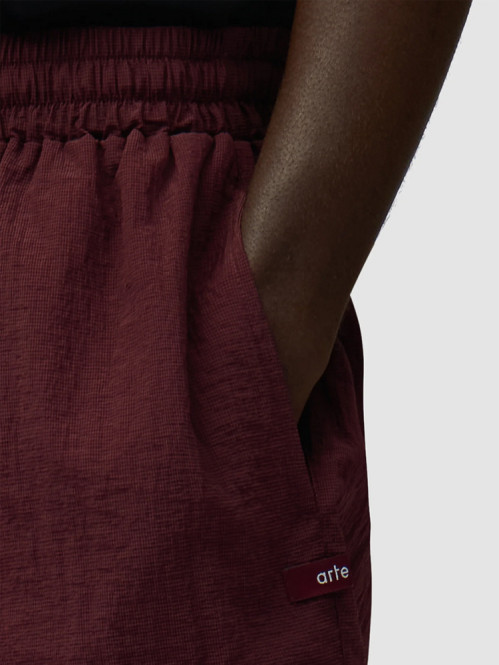 Mesh shorts bordeaux 