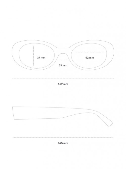Milan sunglass all black 