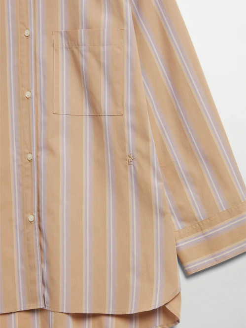 Noelle blouse beige stripe 