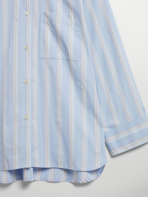 Noelle blouse blue stripe 