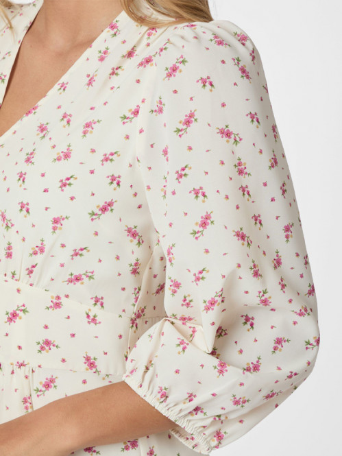 Olana fleurie flower dress light pink 
