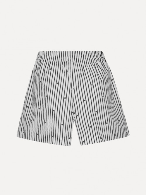 Poplin shorts black comb Poplin shorts black comb 