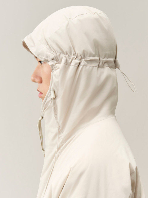 Pro tek primaloft silver hooded lens jacket silver birch 