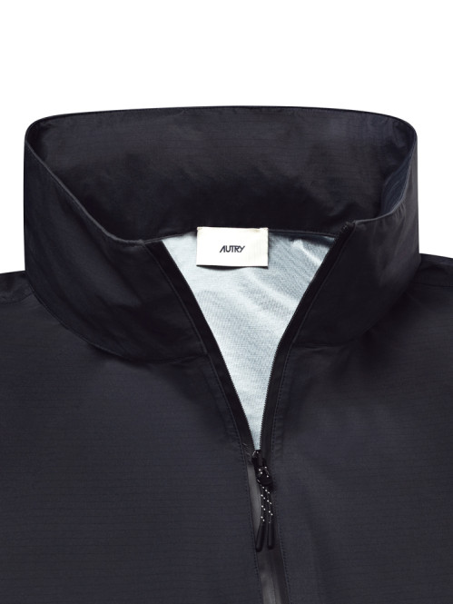 Rain tech nylon jacket walnut 