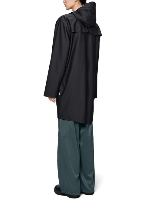 Long rain jacket black 