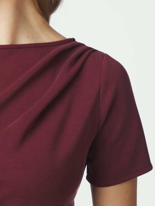 Rasmine soft blouse wine 