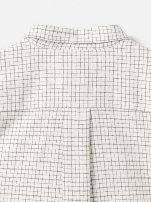 Rodrik shirt white check 