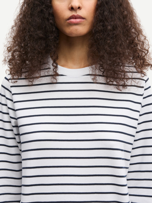 Sacamino longsleeve salute stripe 