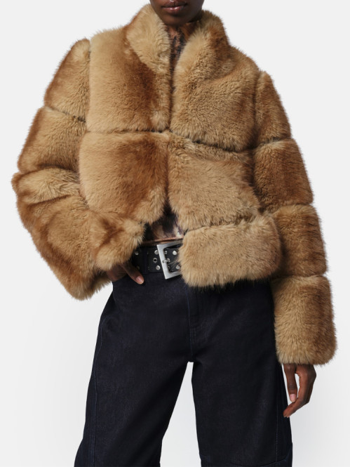 Sai mink coat blonde mink 