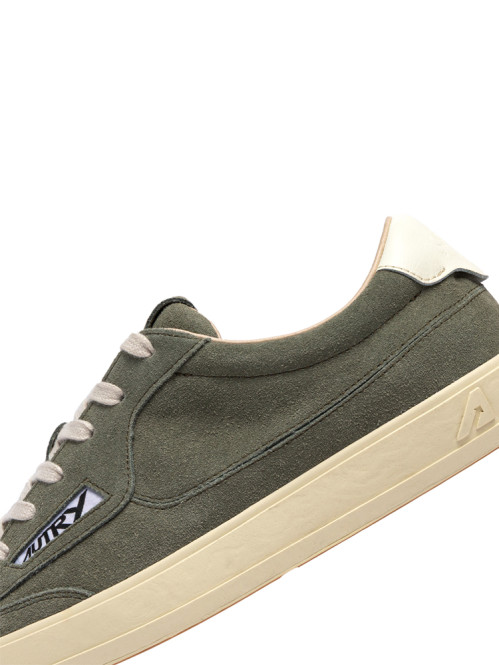 Windscape low m sneaker suede smoked green 