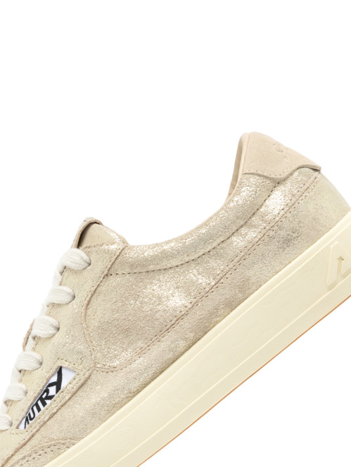 Windscape low w sneaker suede platinum 
