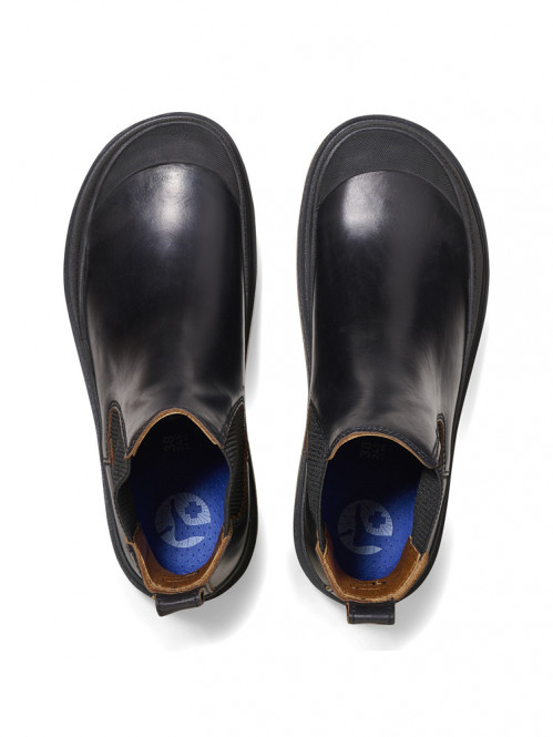 Prescott slip on wmns boot waxy black 