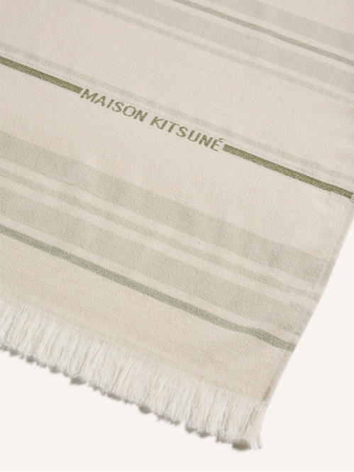 Striped towel clay 