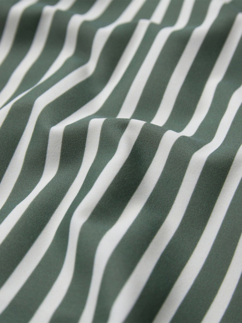 Stripe swimsuit army 