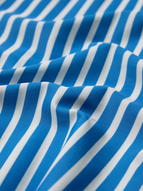 Stripe swimsuit blue 