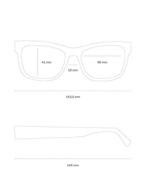 Venice sunglass all black 