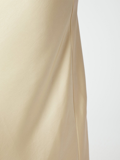 Vicky heavy sateen skirt light yellow M