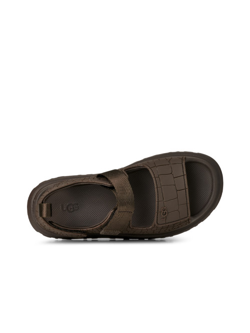 W goldenglow embossed sandals dense smoke 