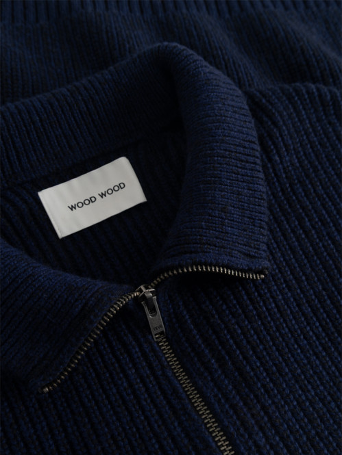 WW cay zipper cardigan ocean 