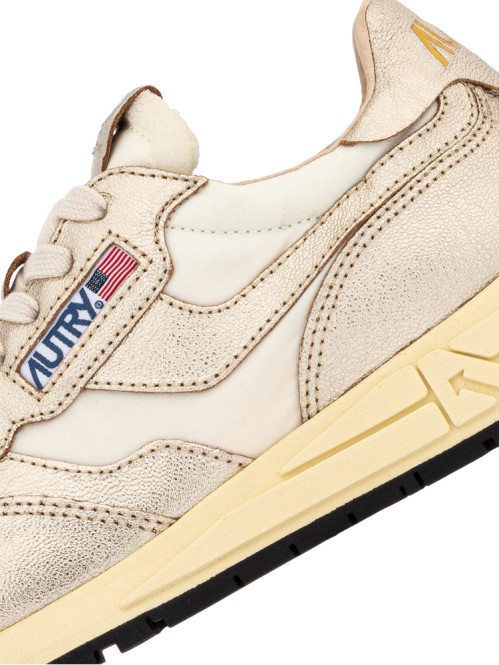 Reelwind low wmns sneaker white gold 