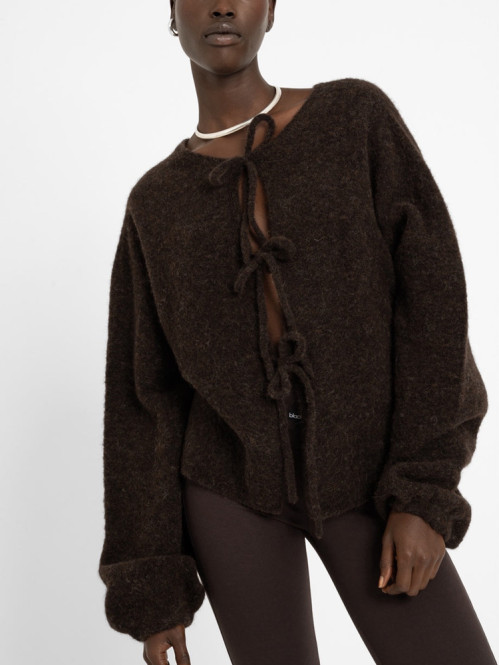 Zusie cardigan chocolate 