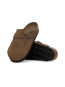 Boston suede sandals dark tea 