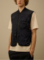 Cotton mixed zipped cardigan eclipse 