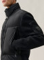 Merino wool jacket black 