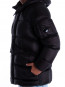 DD-shell hooded long jacket black 
