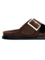 Alba sandals suede brown leather 