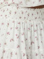 Asta smali blossom skirt creme 