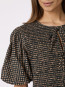 Auda check smock dress black L