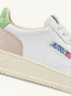 Medalist low wmns sneaker suede wht bud green 