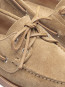 Barth marine mokassin velours sand 