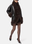 Carrie croc coat black 