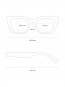 Cassis sunglass transparent caramel brown 