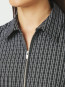 Cathy zip shirt black S