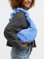 Moon bag ruffle vichy cobalt 