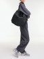 Curved bag monochrome black 