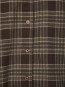Dita flannel check shirt brown 