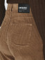 Donna high relaxed jeans washed khaki cord 