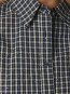 Drew check bedaz shirt dark blue 